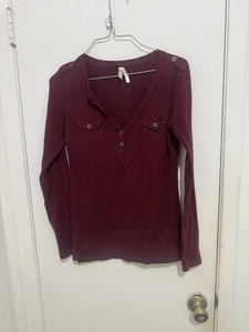 Col Story Pullover Oberteil Junior Größe Large rot Ärmel L - Bild 1 von 3