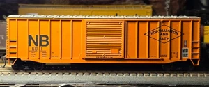 Northampton And Bath 50ft #601 Boxcar,Steel Wheel Sets,Kadees,Light Weathering - Picture 1 of 6