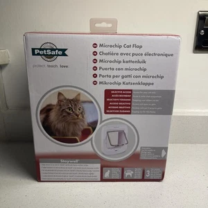 Microchip para gato Petsafe - cerradura blanca de 4 vías fácil programa puerta para gatos Ppa19-16145 - Imagen 1 de 4