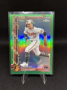 2025 Topps Chrome Holiday Colton Cowser Green /99 Orioles #HC157 - Bild 1 von 3