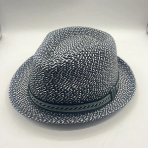 Bailey Hut Fedora Band mit Medaillon Stroh Hollywood - klein - blau und grau - Bild 1 von 19