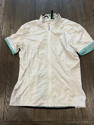 Camiseta de ciclismo especializada para mujer blanca gris mediana Foto 1 de 2