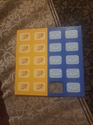 Temple Run Danger Chase Game Replacement 10 Yellow 9 Blue Boost Power Up Tokens - Image 1 of 4