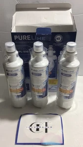PURELINE Refrigerator Water Filter Model #PL-500 3 Pack - Picture 1 of 10