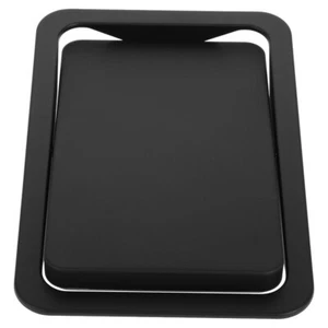 Countertop Trash Bin Lid And Waste Can Lid Stainless Steel Balance - Picture 1 of 12