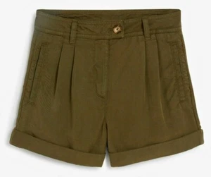 Pantalones Cortos Damas Next Tencel Verde Caqui Reino Unido 6,10,12,14,16 - Imagen 1 de 6