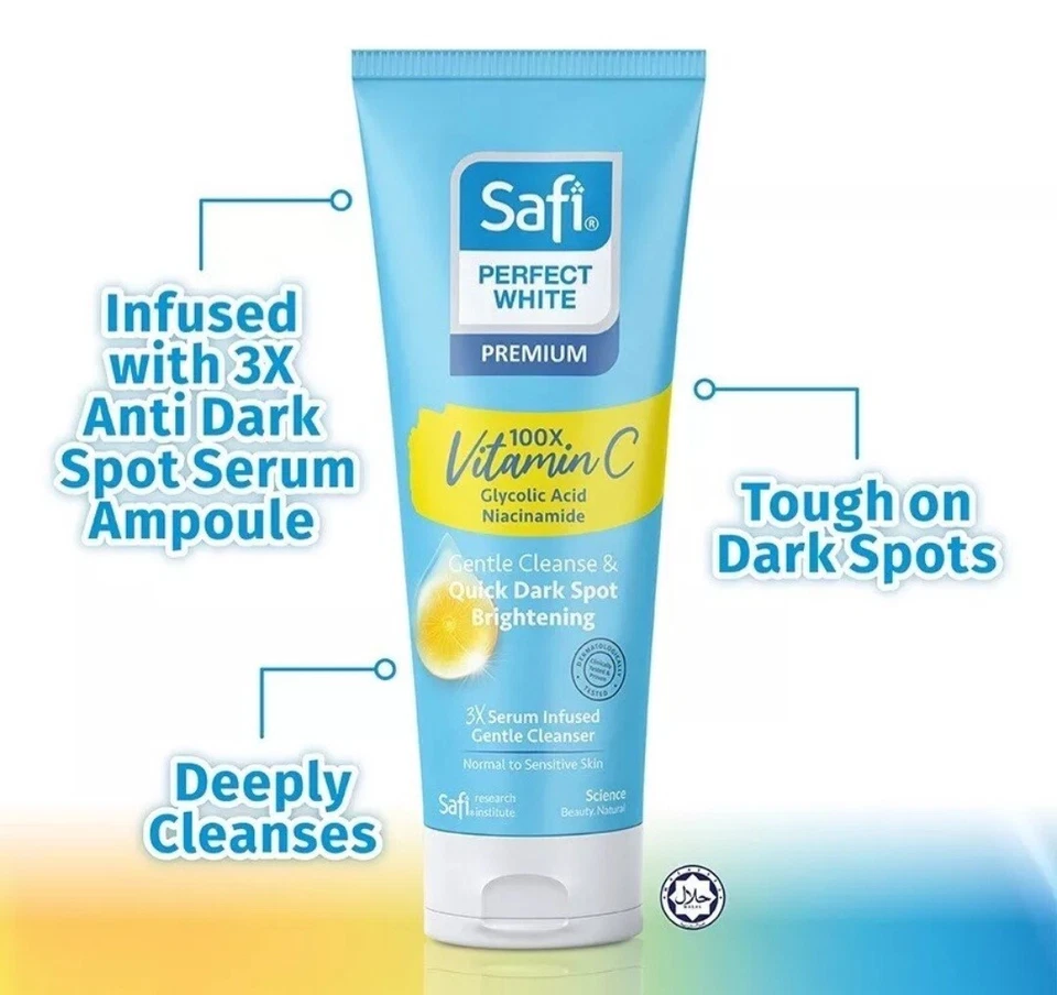 SAFI 3X Serum Infused Gentle Cleanser 100g x5 Tubes - Image 1 of 3