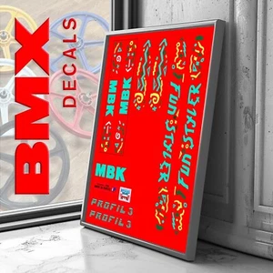 Stickers repro BMX Vintage decals MBK FUNSTYLER s - Imagen 1 de 1