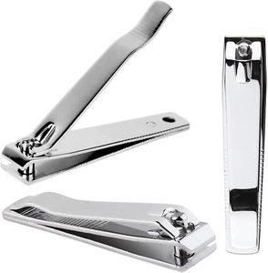 3pcs Professional Stainless Steel Toe Nail Clippers Straight Cut Style - Picture 1 of 6