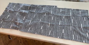 West Elm Organic Flannel Fragmented Stripe King Pillow Sham Case Set Of 2 NWOT - Picture 1 of 6