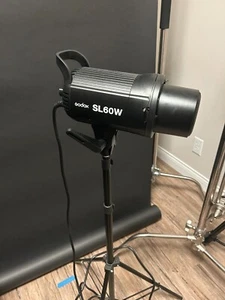 2 Godox SL-60W 5600K Daylight Studio Continuous LED Video Light - MAKE AN OFFER - Picture 1 of 7