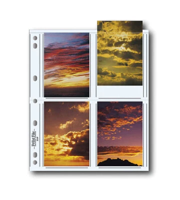 Print File 35-8P Archival Photo Pages for 3.5 x 5 Prints, 25 pack  - Image 1 of 2