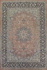 Floral Najafabad Vintage 10x13 Area Rug Hand-knotted Wool Carpet