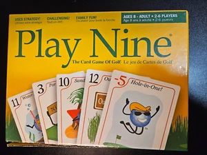 PLAY NINE Il Gioco di Carte del Golf Migliori Giochi di Carte per Famiglie Strategia - Foto 1 di 4
