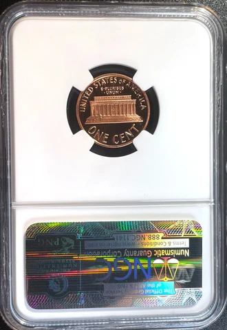 1987 S 1C Lincoln Memorial NGC Certified PF 70 RD Ultra Cameo Cover