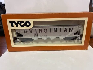 Vintage TYCO HO SCALE Hopper Car Non-Operating VIRGINIAN 344-C w/original box - Picture 1 of 8