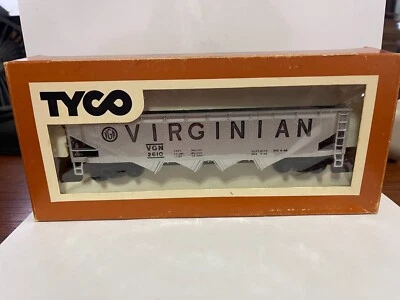 Vintage TYCO HO SCALE Hopper Car Non-Operating VIRGINIAN 344-C w/original box - Image 1 of 4