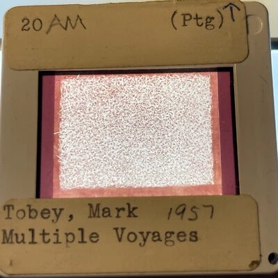 Diapositiva Mark Tobey "Múltiples Viajes" Expresionismo Abstracto 35mm Foto 1 de 3