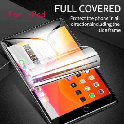New Full Cover Soft Hydrogel Film For Apple iPad 3 4 2 5 6 12.9inch Lot - Image 1 of 4