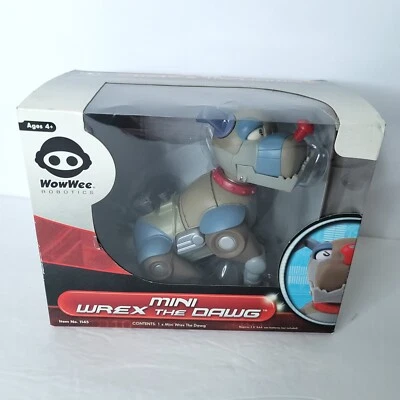 2009 WowWee Robotics Mini WREX The DAWG Item No. 1145 Poseable Spinning Eyes NEW - Image 1 of 4