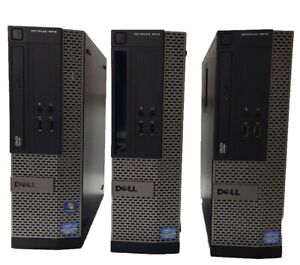 Lot of 3 Dell OptiPlex 3010 Slim Desktop Computer Intel Core i3-3220 Windows 10