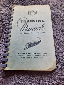 EMD 1952 GM Electro Motive Diesel Locomotive Training Center Program Manual Book - Picture 1 of 11