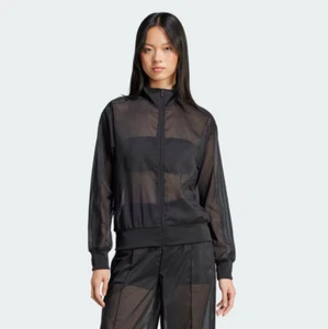 ADIDAS Originals Adicolor Sheer Track Top For Women (Black) JN6130 - Picture 1 of 6