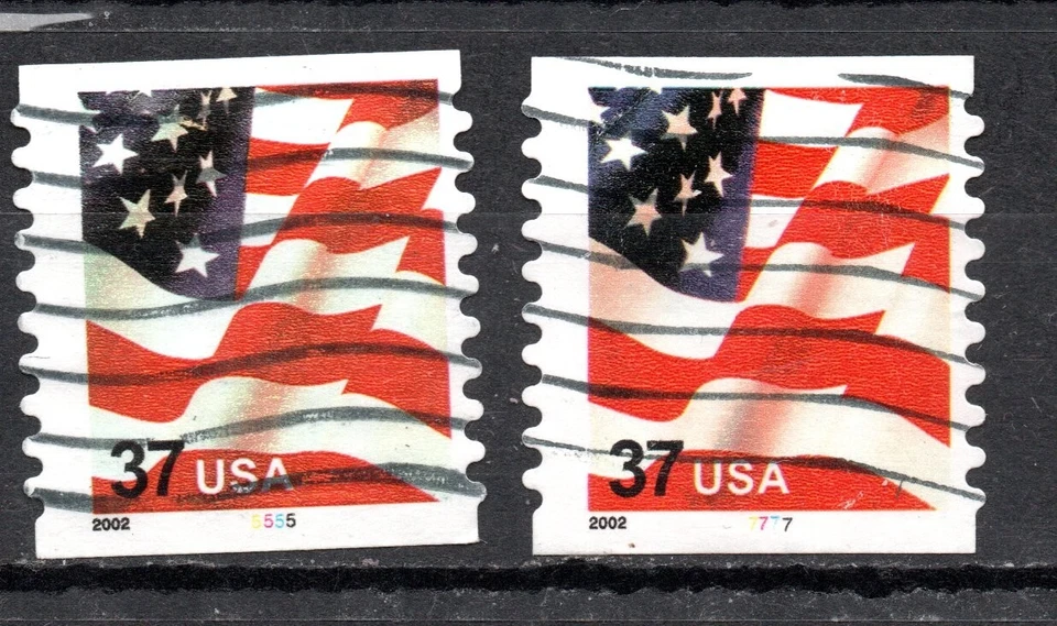 US Scott #3632 PNC. Plt #5555 & 7777 - Image 1 of 1