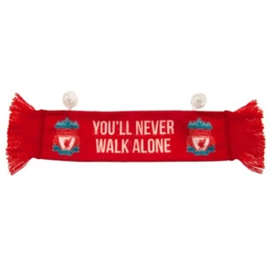 Liverpool F.C. Mini bufanda de coche (texto no caminarás solo) - Imagen 1 de 3