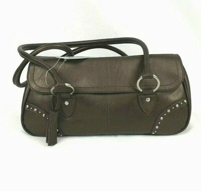 Womens Tommy Hilfiger Bronze flap Satchel 13x5x6 - Image 1 of 4