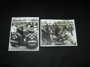 Orig WOODSTOCK RIGHTEOUS FEW MCOTORCYCLE CLUB SANTA CRUZ One Of A Kind Candids - Picture 1 of 2