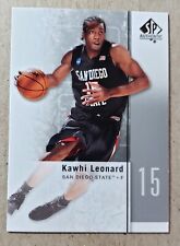 2011-12 SP Authentic Kawhi Leonard RC #27 San Antonio Spurs Rookie