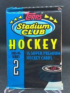 1993-94 Topps Stadium Club Hockey Pack Series 2 (unopened). 1st Day Issue