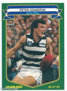 1985 Scanlens (80) Peter JOHNSTON Geelong Mint **** - Bild 1 von 1