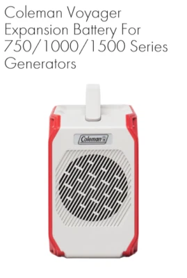 Batería de expansión Coleman Voyager para generadores serie 750/1000/1500 Foto 1 de 4