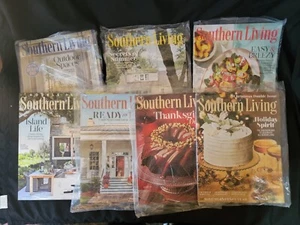 Lot Of 7 New Southern Living Magazines May - December 2024 Holiday Thanksgiving - Picture 1 of 3