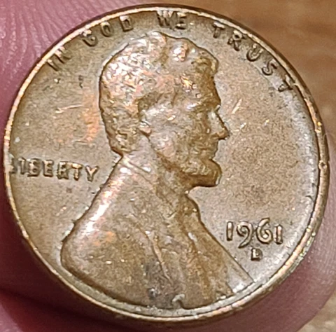 1961 D Lincoln Head Memorial Penny Doubled Mint Mark Obverse Off Center Strike Cover