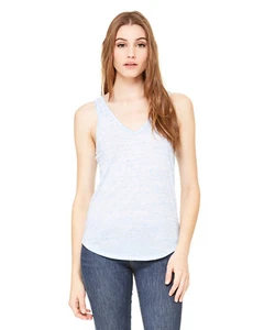Bella + Canvas B8805 Ladies Sleeveless Flowy V Neck Tank Top - Picture 1 of 12