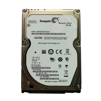 Seagate Momentu 320GB ST9320423AS/G 7200RPM SATA 2.5" Laptop HDD Hard Drive - Image 1 of 3