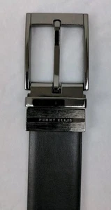 Perry Ellis Portfolio Leather Belt Black Size S 30-32 - Picture 1 of 6