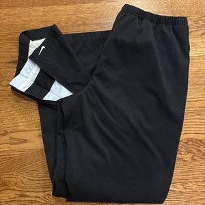 Vintage Nike Trainingshose Small (4-6) schwarz 29" Baggy Y2K Windbreaker Knöchelreißverschluss - Bild 1 von 7