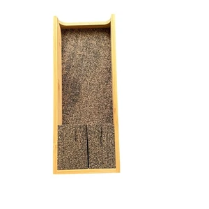 Bamboo Knife Holder With Cork Lining And Reversible Insert - Picture 1 of 6
