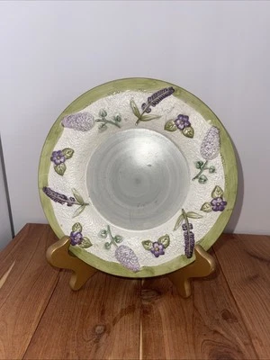 Yankee Candle Jar Plato Jardín Botánico Primavera Lila Púrpura Verde Cottagecore Foto 1 de 4