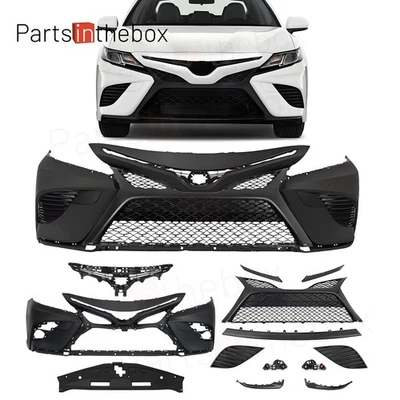 Front Bumper Cover Grilles Assembly For 2018 2019 2020 Toyota Camry SE XSE Foto 1 de 4