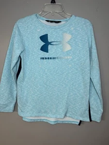 Under Armour Girls YXL Crewneck, Blue - Picture 1 of 4