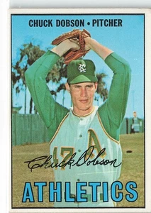 1967 Topps #438 Chuck Dobson - Bild 1 von 2