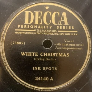 Tintenflecken - White Christmas / Always - Decca 24140 sehr guter Zustand+ - Bild 1 von 4