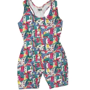 Vintage 80’s Body Force Bodywear leotard Unitard Aerobics EUC Size Large - Picture 1 of 4