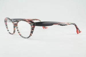 Authentic Face a Face BOCCA Tatoo 3 Col3024 51mm Crystal Red Black Glasses Italy - Picture 1 of 5