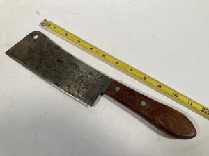 VTG Russell Green River Works LIGHT Butcher Chef Kitchen Meat Cleaver Knife 6.5" - Picture 1 of 4